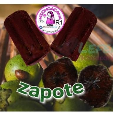 Paleta de zapote
