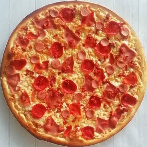 Pizza Mediana Carnes Frias