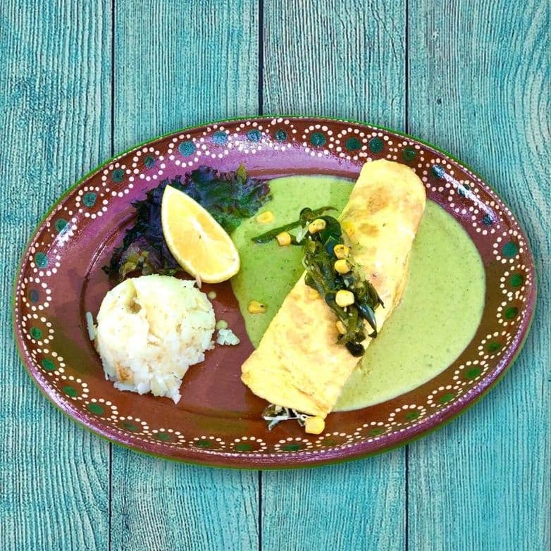 Omelette Poblano