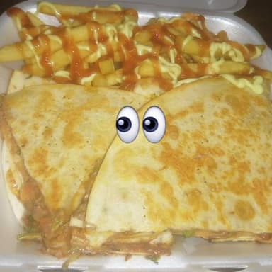 Combo-Quesadilla con papas
