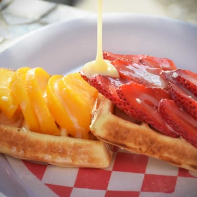 Waffle con Fruta