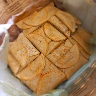 Taco de Papa con Chorizo