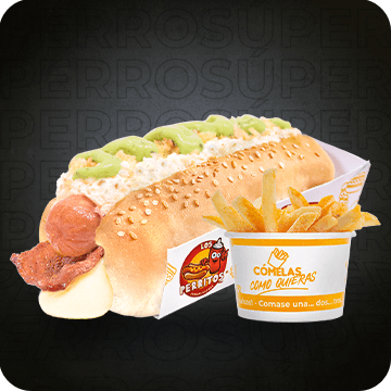Combo Perro Súper + Papas