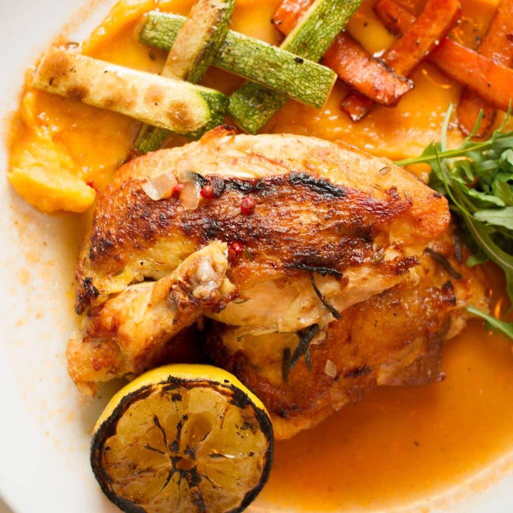 Medio Pollo Horneado