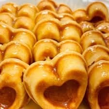 Mini Hot Cake en Forma de Corazones ♥️ 💕