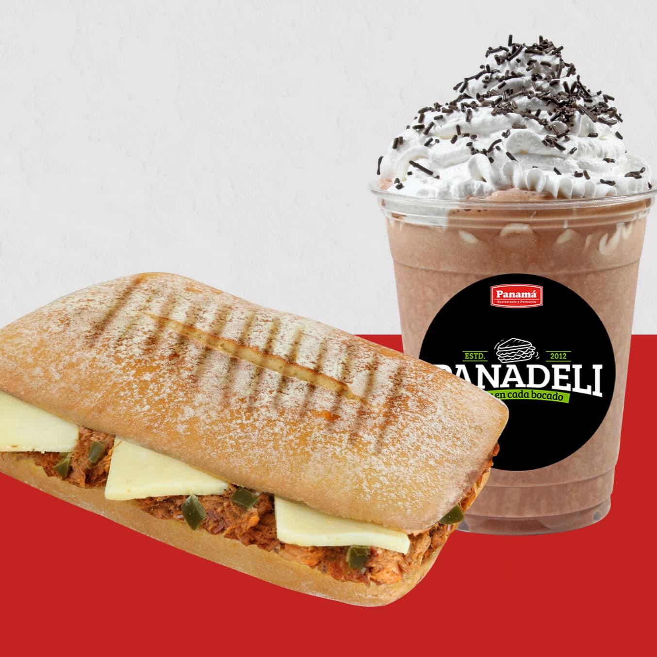 Panadeli Sinaloense + Frapuccino Moka