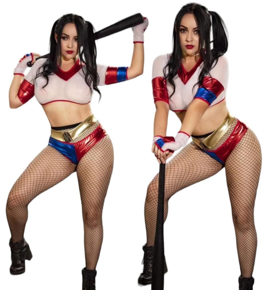 Disfraz sexy de harley queen sexy lencería disf...