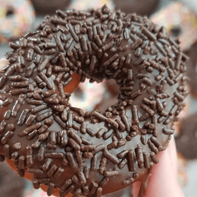 Dona Cubierta de Chocolate (nutella )