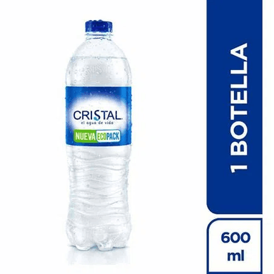 Agua Cristal de 600 ml