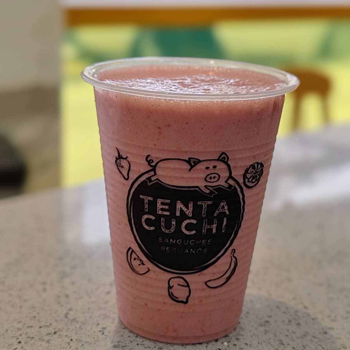 Batido de Fresa con Leche