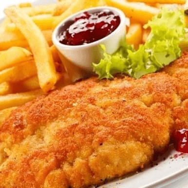 Milanesa De Pollo.