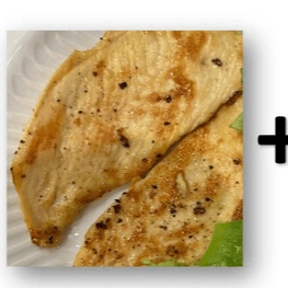 Pechuga Pollo + Papas Gajo + Refresco