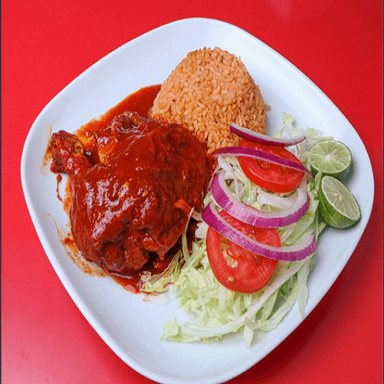 1/4 de Pollo con Mole
