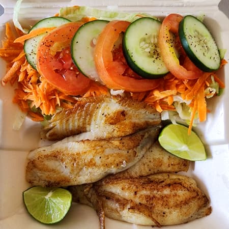 Filete de pescado a la plancha