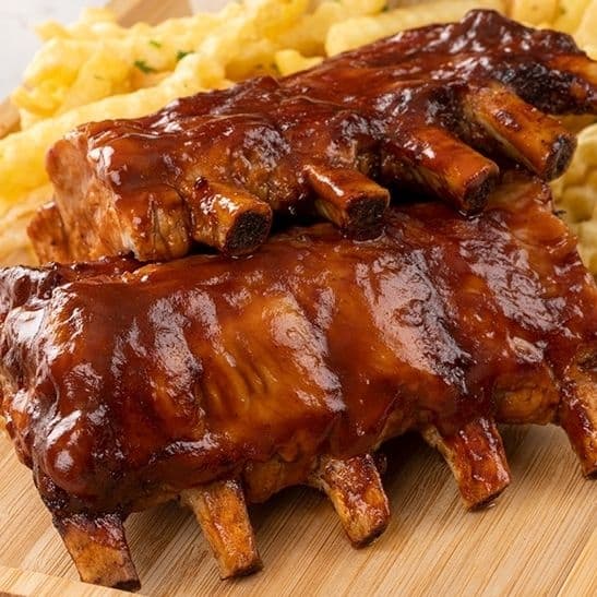 Media Orden De Costillas Bbq