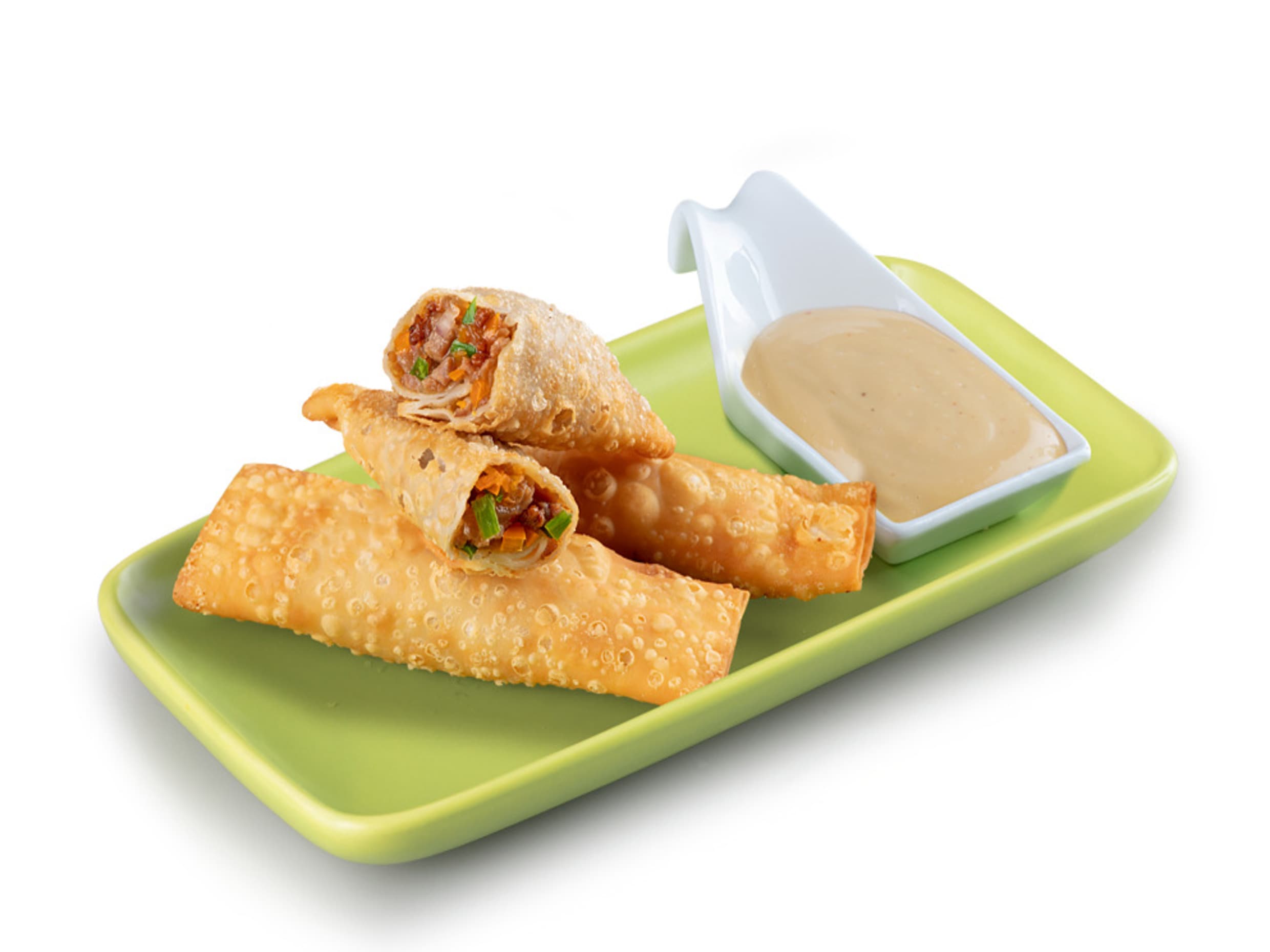 3 Tequeños de Lomo con salsa mandarín