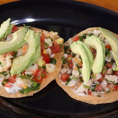 Tostada de Camarón