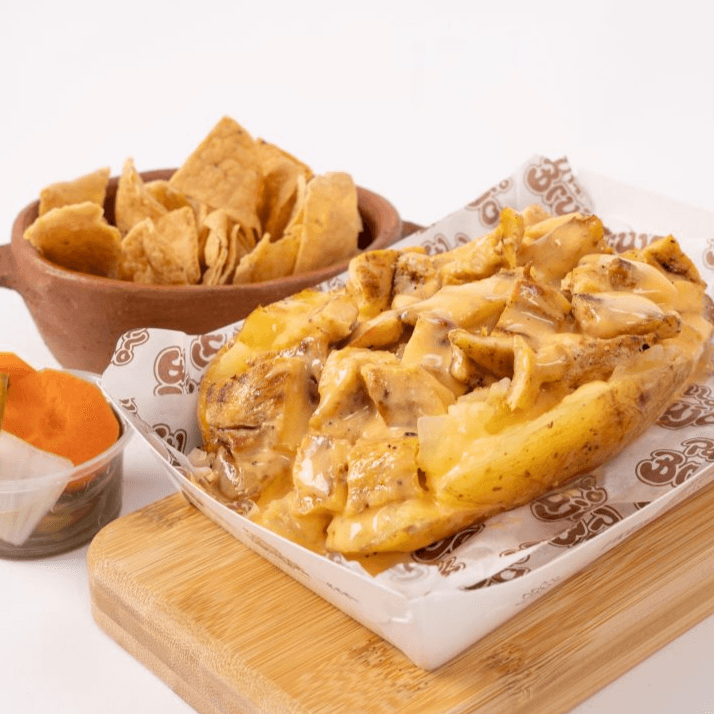 Papa al Horno con Pollo