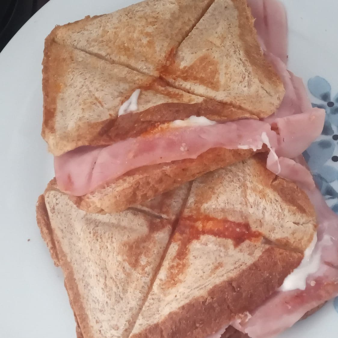 Sándwich a la Plancha de Jamón 2 piezas