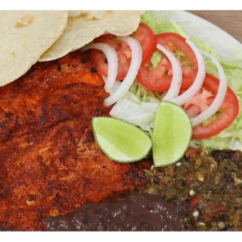 Platillo de Carne Enchilada