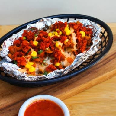 Papa Chorizo y Elote + Jamaica 500ml