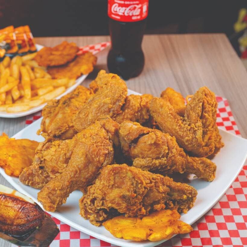 Pollo Broaster+ Papa Francesa.