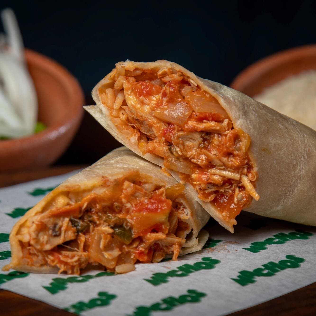 Burrito a la Mexicana de Pollo