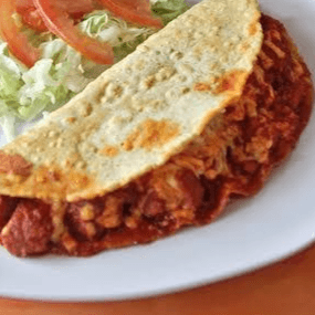 QUESADILLA CON PRENSADO