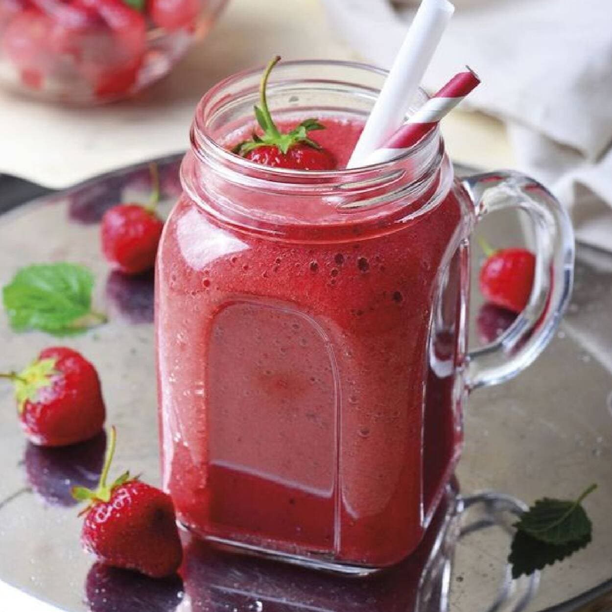 Jugo de Fresa y Maracuyá