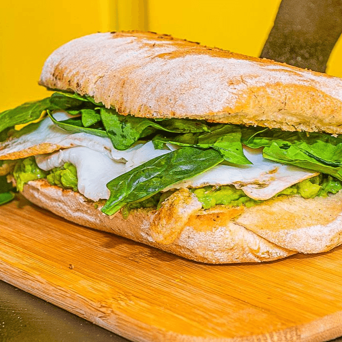 Sándwich Guacamolegg