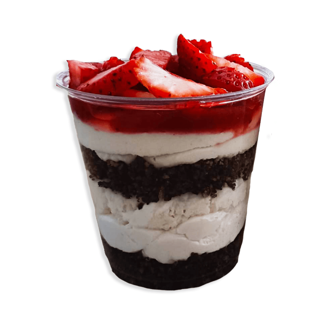 Cheesecake en Vaso de Chocolate