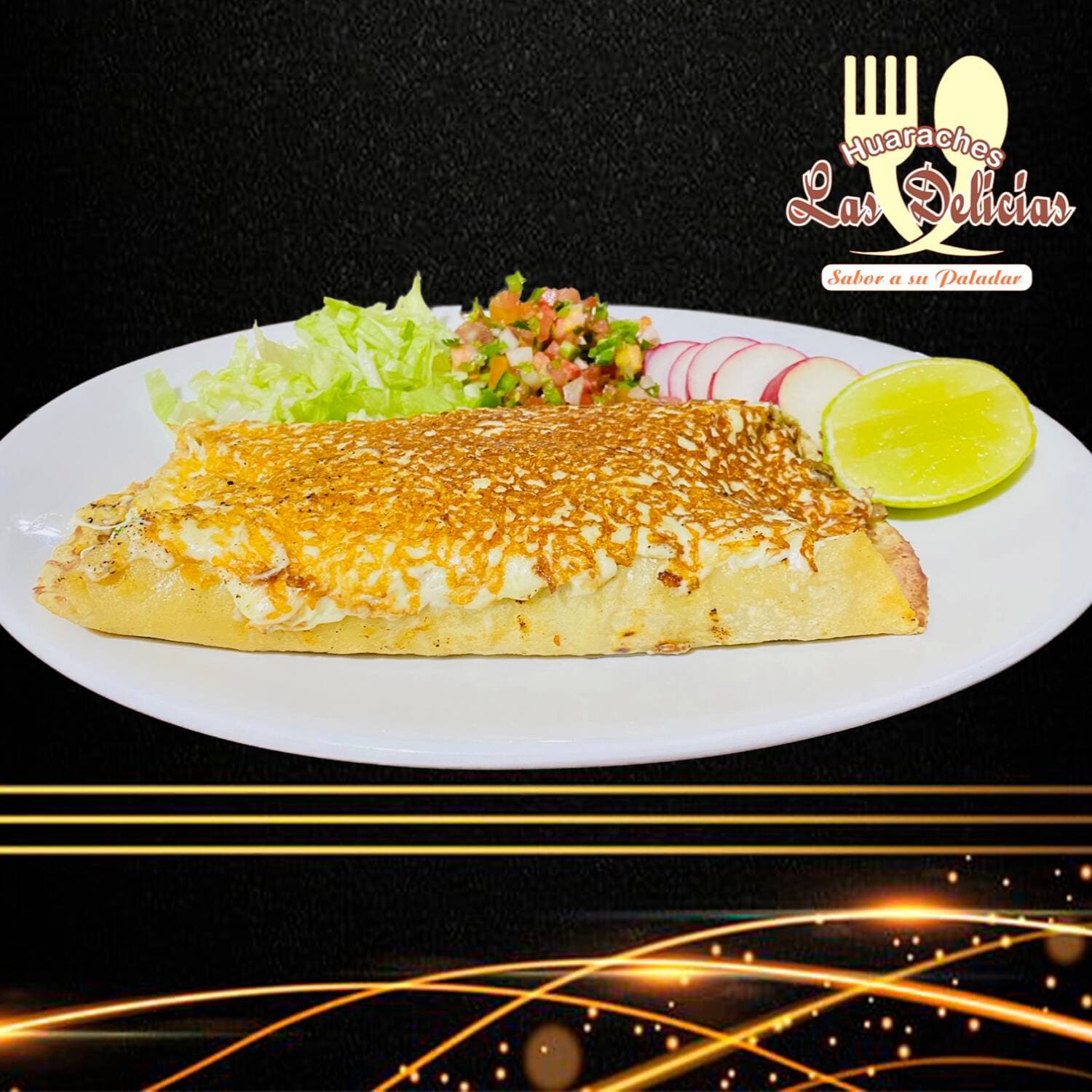 Burrito norteño con costra de queso