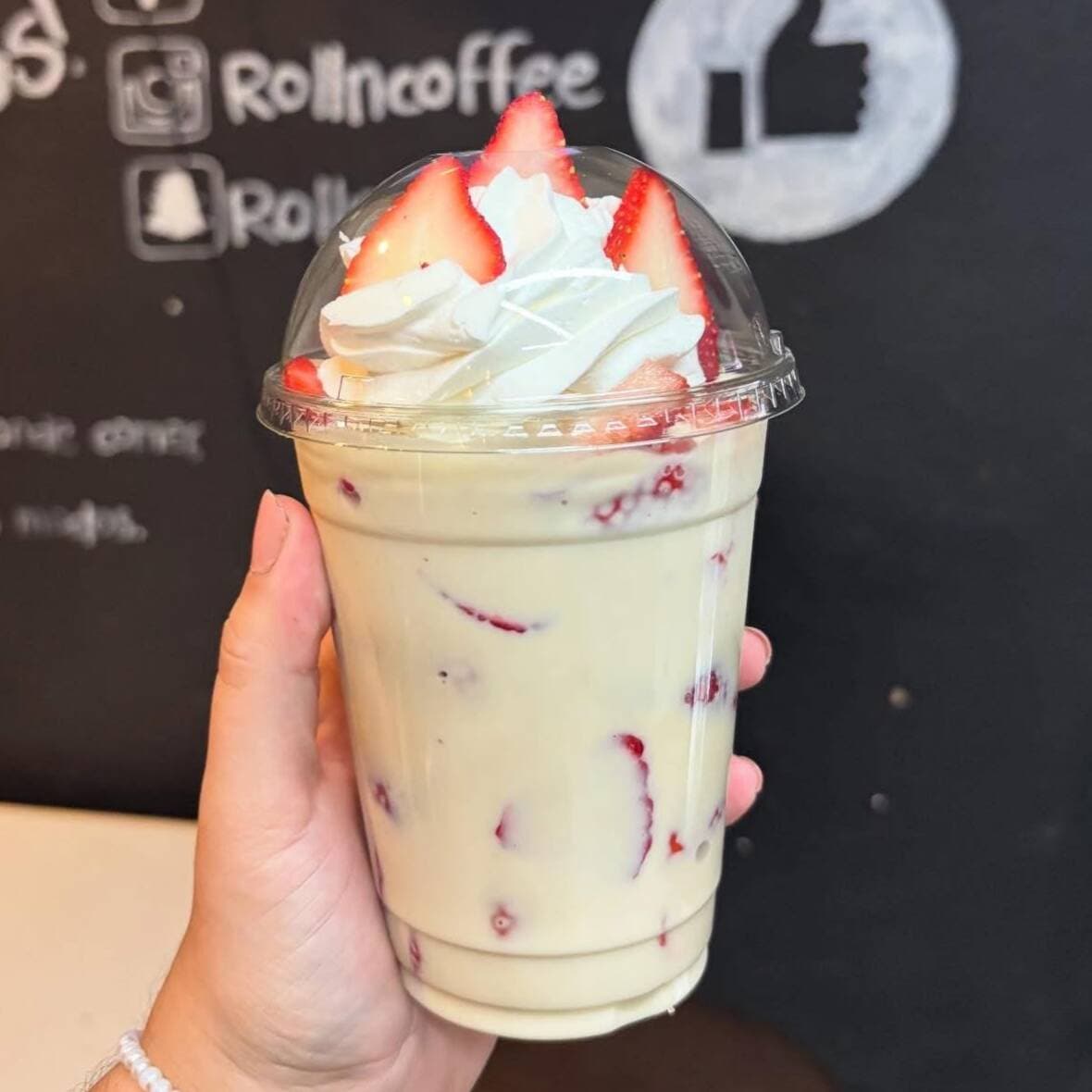 Fresas con crema