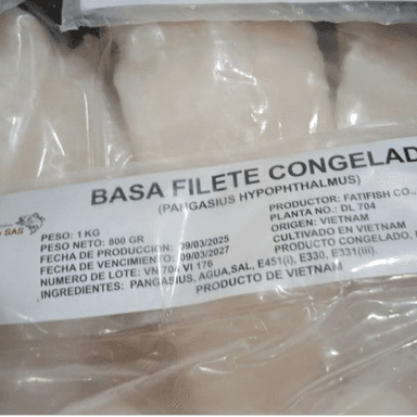 Filete de Basa, Paquete 1000 gr