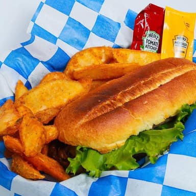 Sándwich de Carne con Queso