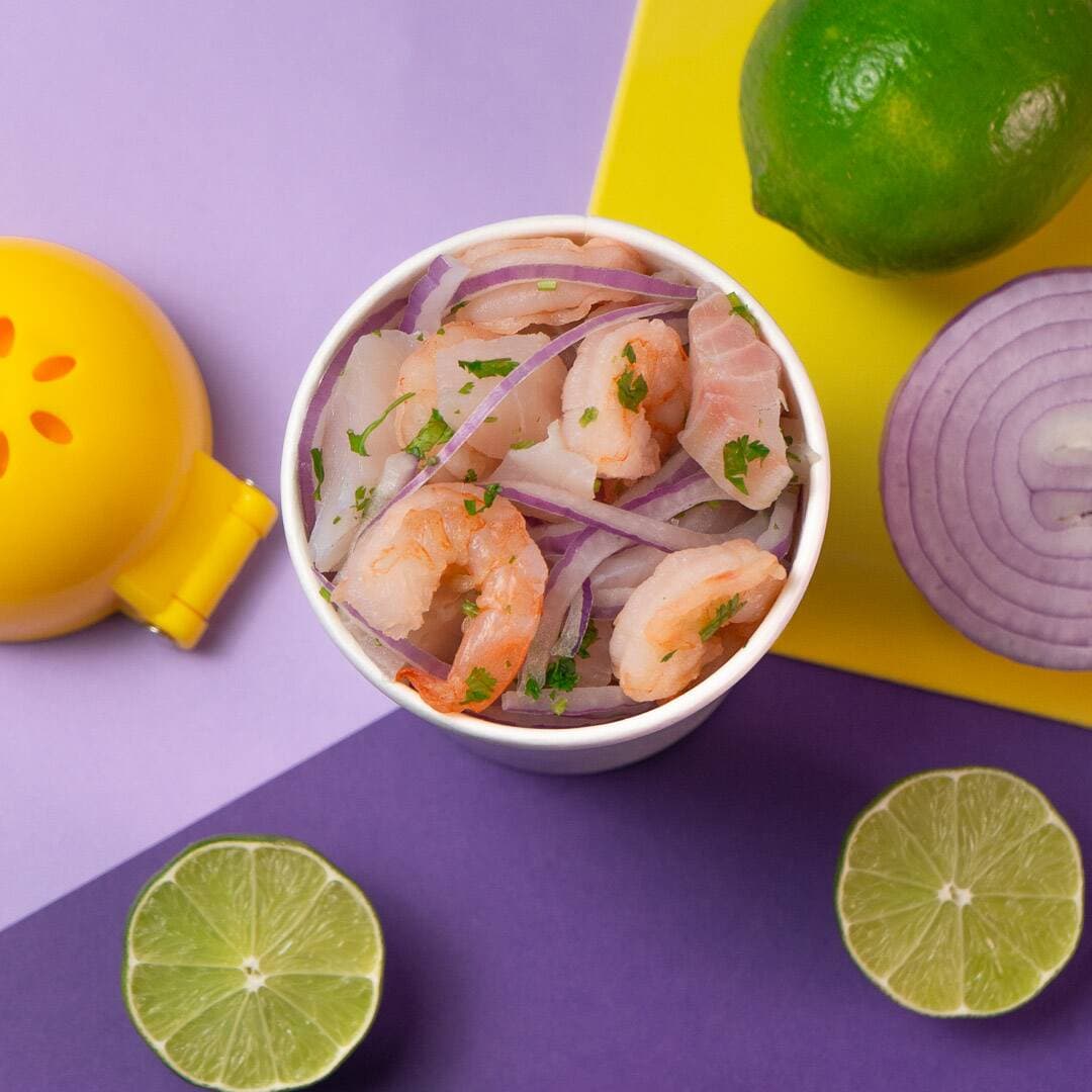 Ceviche mixto 8 oz.