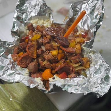 Empapelado de chorizo