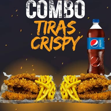 2 PAQUETES DE 5 TIRAS CRISPY C/PAPAS Y PEPSI 1.75
