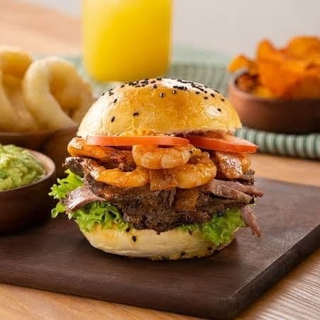Hamburguesa Mar y Tierra