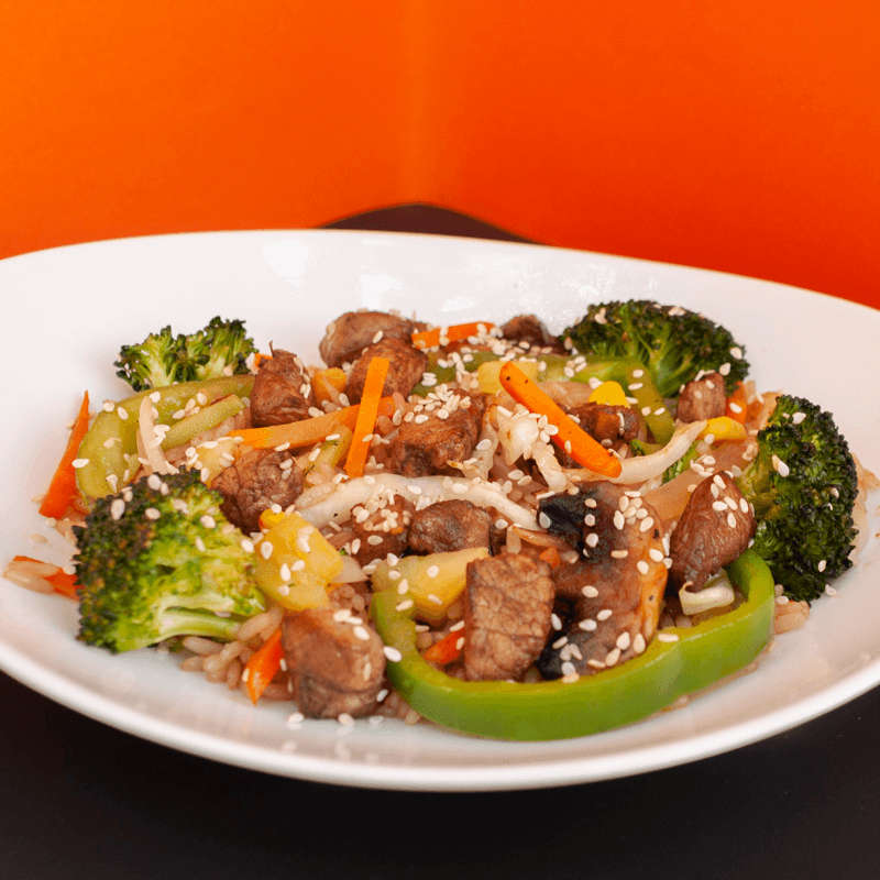 Wok Arroz con Pollo