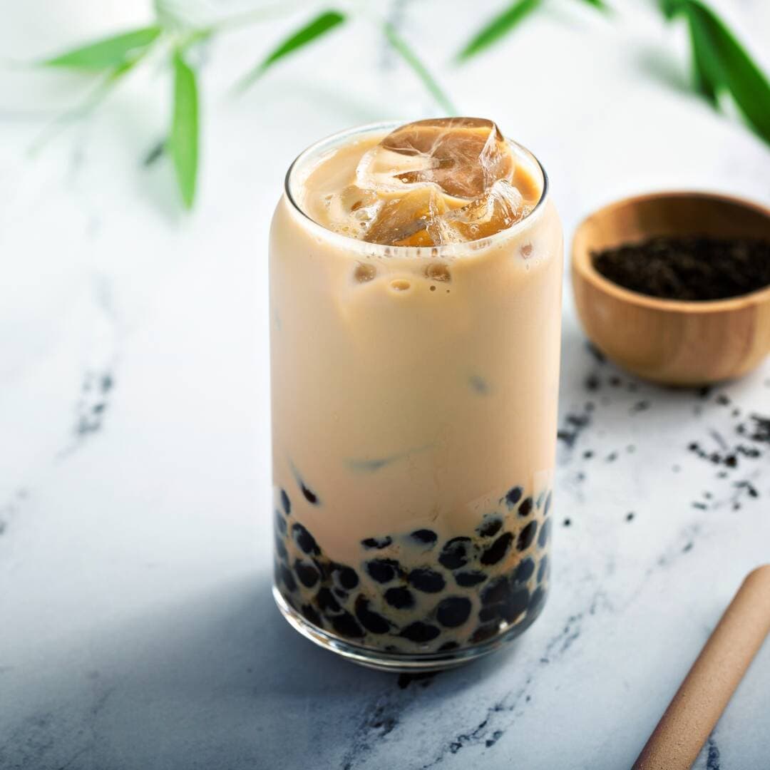 Iced Crisantemo Milk Tea