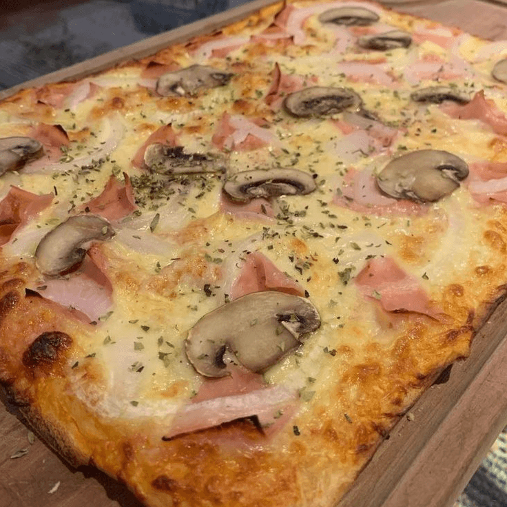 PIZZA DE CHAMPIÑONES