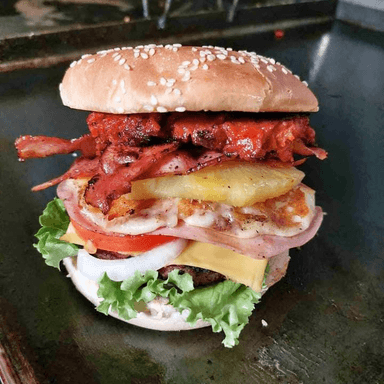 Hamburguesa Toxica con papas