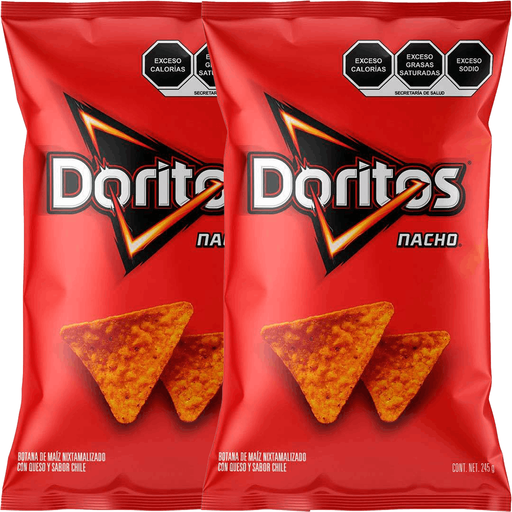 2 DORITOS NACHO 223GR