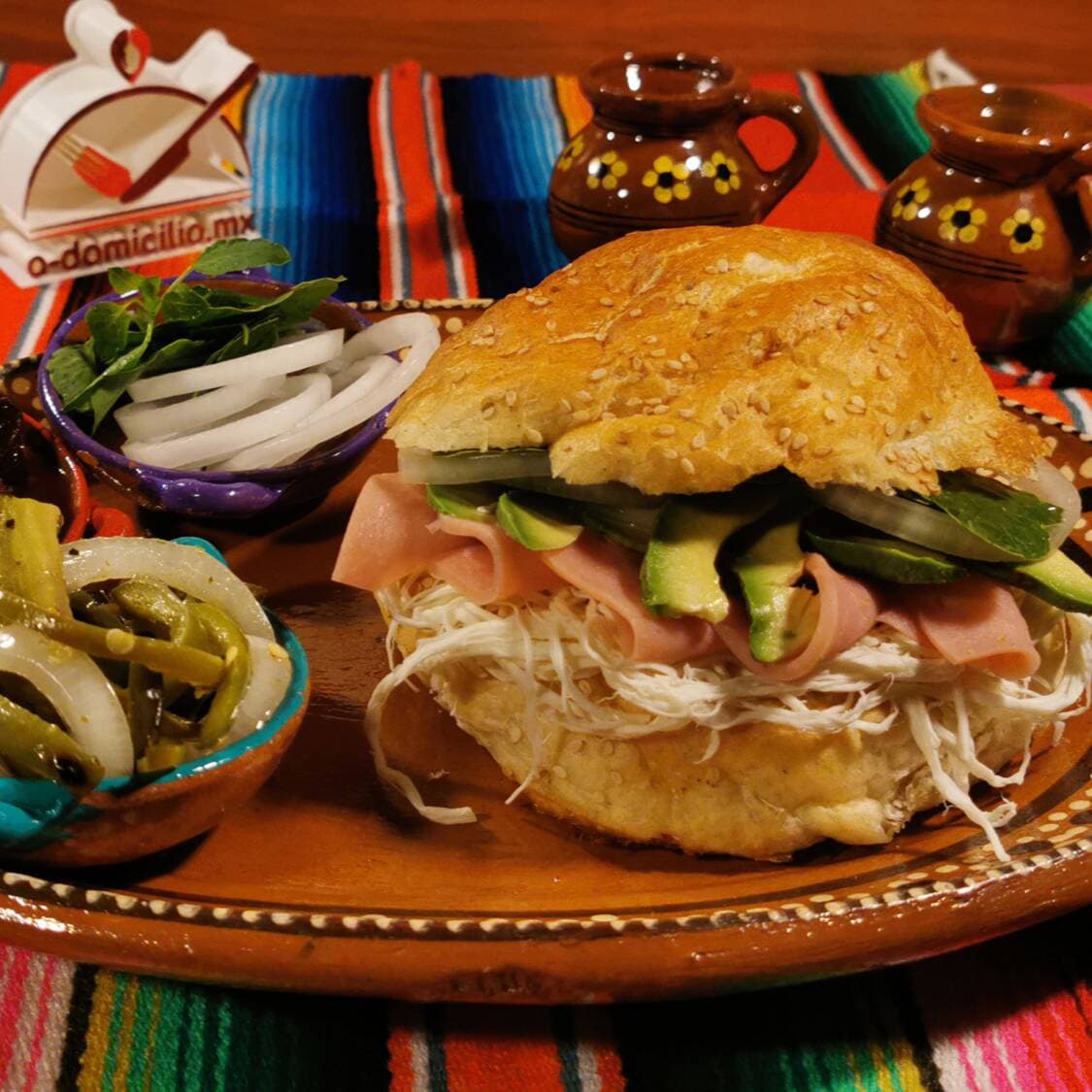 Cemita de Jamón