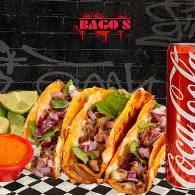 Combo 3 Quesatacos Cochinita má Bebida