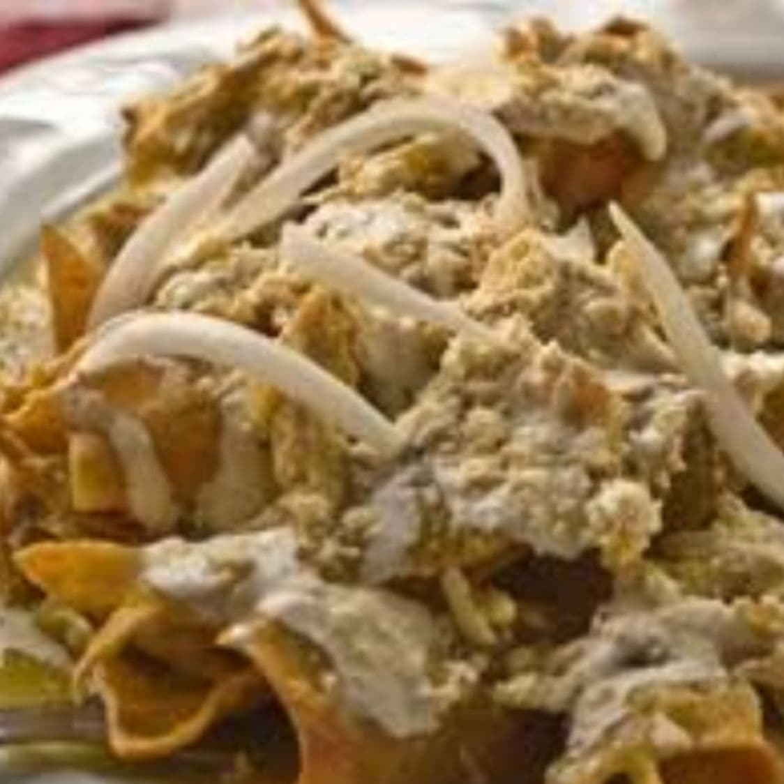 chilaqueles de cecina adobada