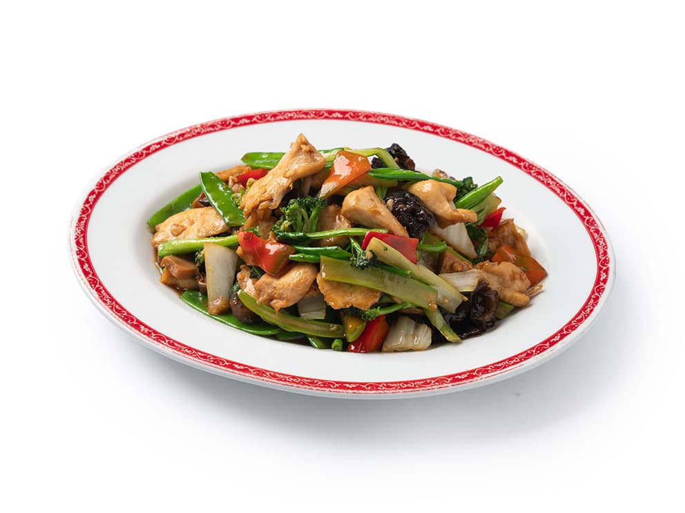 Pollo Saltado Con Verduras & Hongos