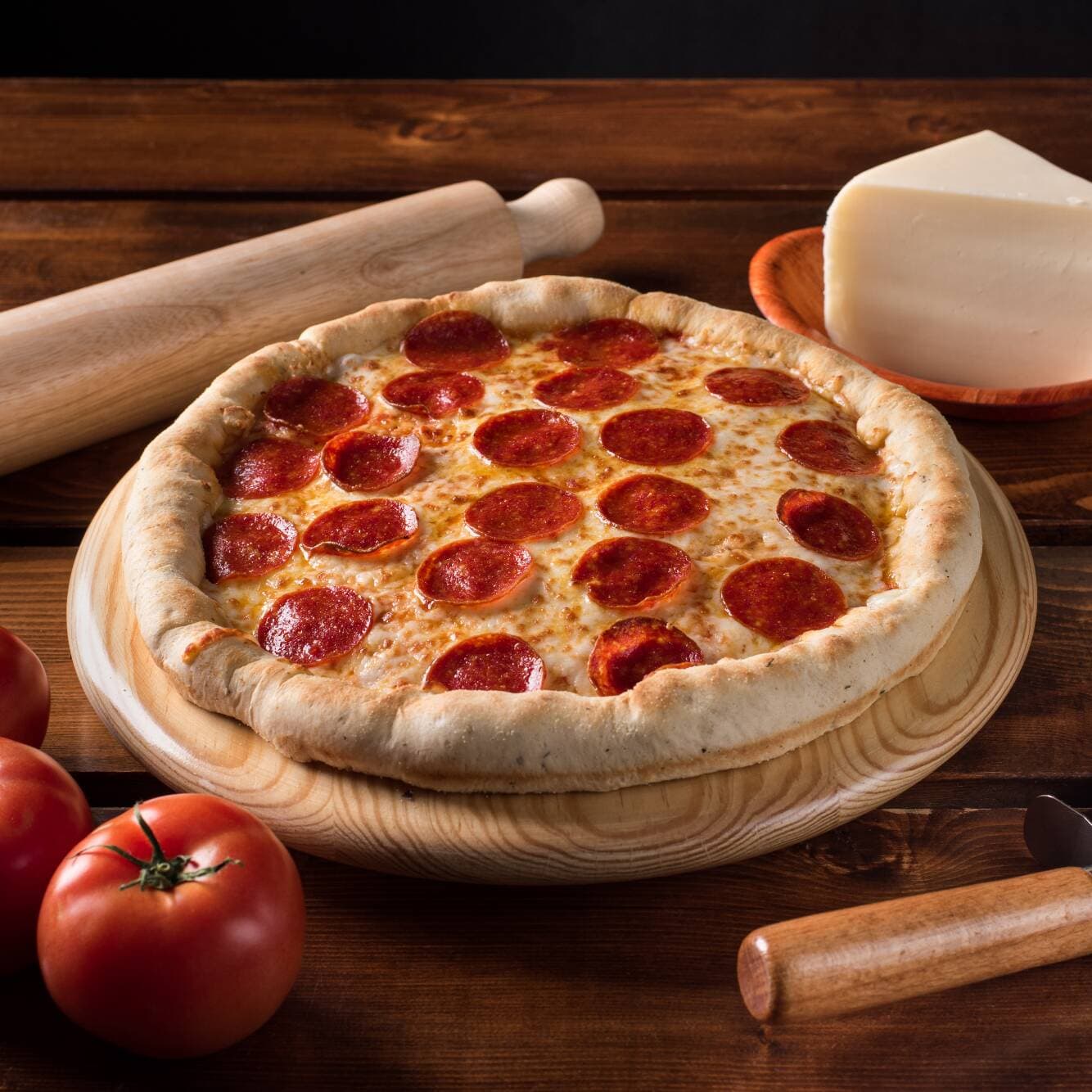 Pizza Mediana Pepperoni.