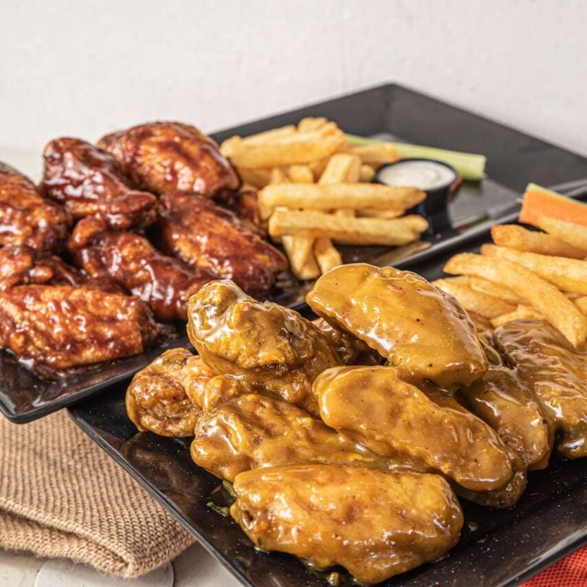 Wings x20 +  2 Papas